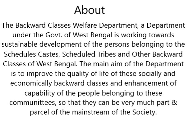 Wb Caste Certificate About